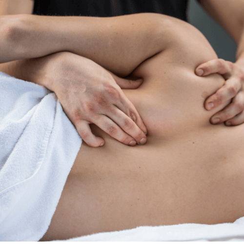 Sports massage session